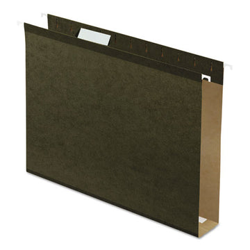 Pendaflex® Extra Capacity Reinforced Hanging File Folders With Box Bottom, Letter Size, 1-5-cut Tab, Standard Green, 25-box freeshipping - TVN Wholesale